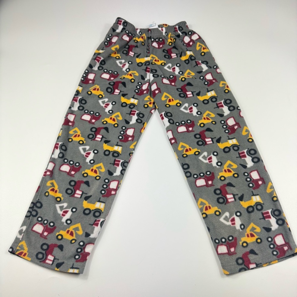 Circo Toddler Boy's Fleece Pajama Pants Construction Work Trucks Gray Size 5T